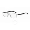 Hugo Boss Demo Rectangular Men's Eyeglasses Boss 1470/f 0r81 57