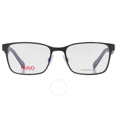 Hugo Boss Demo Rectangular Men's Eyeglasses Hg 0183 00vk 53 In Black