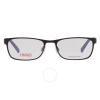 Hugo Boss Demo Rectangular Men's Eyeglasses Hg 0209 00vk 54 In Blue