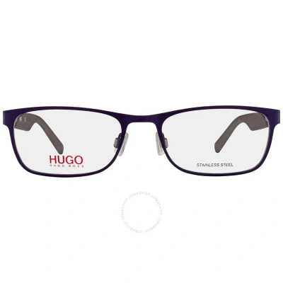 Hugo Boss Demo Rectangular Men's Eyeglasses Hg 0209 04nz 54 In Blue