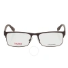Hugo Boss Demo Rectangular Men's Eyeglasses Hg 0293 04in 56 In Brown