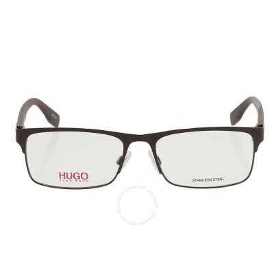 Hugo Boss Demo Rectangular Men's Eyeglasses Hg 0293 04in 56 In Brown