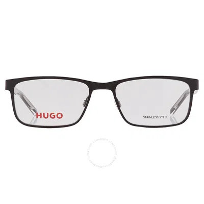 Hugo Boss Demo Rectangular Men's Eyeglasses Hg 1005 0n7i 55 In Black