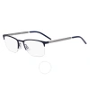 Hugo Boss Demo Rectangular Men's Eyeglasses Hg 1019 0fll 53 In Blue