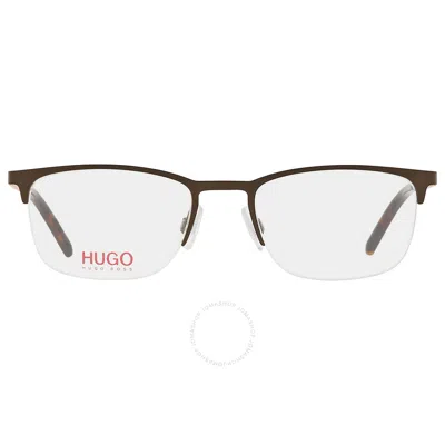 Hugo Boss Demo Rectangular Men's Eyeglasses Hg 1019 0fre 53 In Grey
