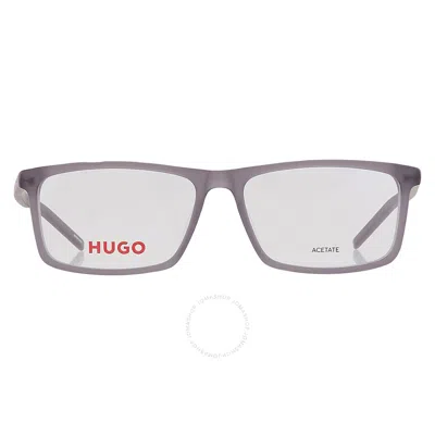 Hugo Boss Demo Rectangular Men's Eyeglasses Hg 1025 0riw 55 In Gray
