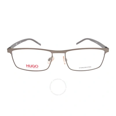 Hugo Boss Demo Rectangular Men's Eyeglasses Hg 1026 0r80 56 In Silver