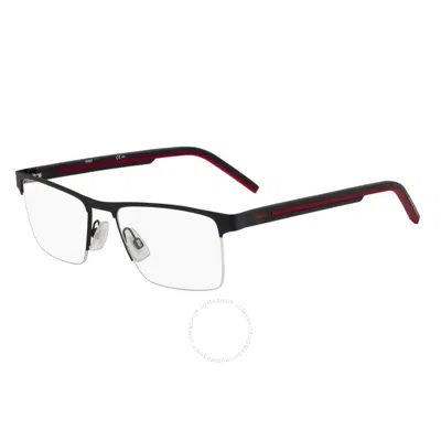 Hugo Boss Demo Rectangular Men's Eyeglasses Hg 1066 0blx 55 In Red