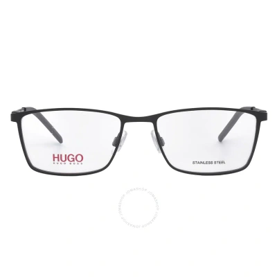 Hugo Boss Demo Rectangular Men's Eyeglasses Hg 1104 0003 55 In Black