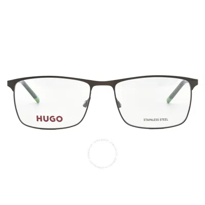 Hugo Boss Demo Rectangular Men's Eyeglasses Hg 1182 0svk 56 In Black