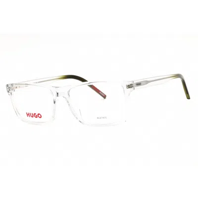 Hugo Boss Demo Rectangular Men's Eyeglasses Hg 1262 03u5 55 In ["grey","green"]