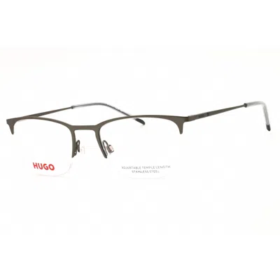 Hugo Boss Demo Rectangular Men's Eyeglasses Hg 1291 0r80 53 In ["grey"]
