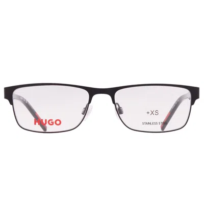 Hugo Boss Demo Rectangular Men's Eyeglasses Hg1263 0807 55 In Black