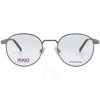 Hugo Boss Demo Round Men's Eyeglasses Hg 1035 0r80 51