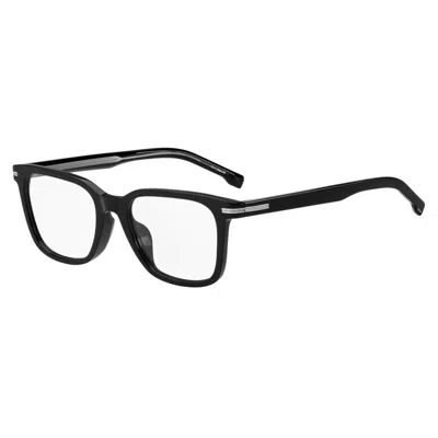 Hugo Boss Demo Square Eyeglasses Boss 1541/f 0807 52 In Black