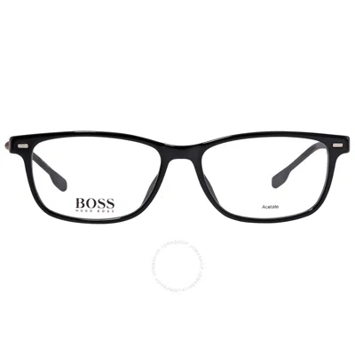 Hugo Boss Demo Square Men's Eyeglasses Boss 1012 0807 51 In Black