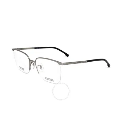 Hugo Boss Demo Square Men's Eyeglasses Boss 1225/f 0r81 56 In Black