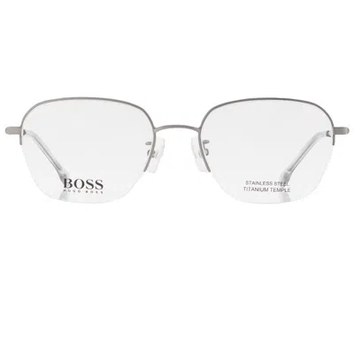 Hugo Boss Demo Square Men's Eyeglasses Boss 1346/f 0r81 54 In White
