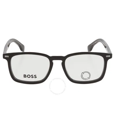 Hugo Boss Demo Square Men's Eyeglasses Boss 1368 0807 51 In Black