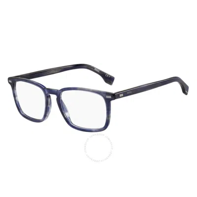 Hugo Boss Demo Square Men's Eyeglasses Boss 1368 0jbw 53 In Black