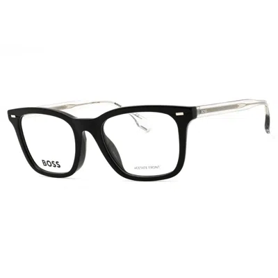 Hugo Boss Demo Square Men's Eyeglasses Boss 1403/f 0807 53 In Black