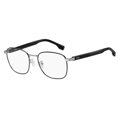 Hugo Boss Demo Square Men's Eyeglasses Boss 1409/f 085k 55 In Black