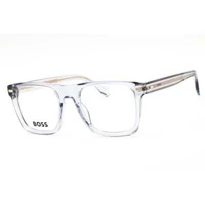Hugo Boss Demo Square Men's Eyeglasses Boss 1445 0kb7 52 In Gray