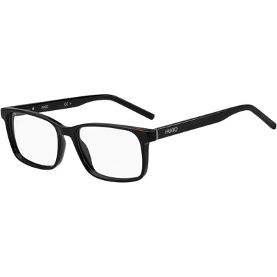 Hugo Boss Demo Square Men's Eyeglasses Hg 1163 0807 55 In Black