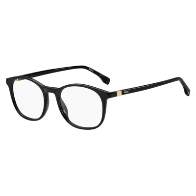 Hugo Boss Demo Teacup Men's Eyeglasses Boss 1437 0807 53 In Black