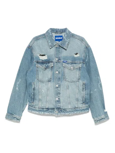 Hugo Boss Denim Jacket In Blue