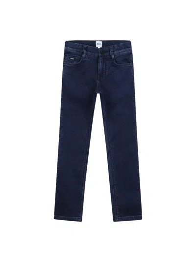 Hugo Boss Kids' Denim Pants In Blue