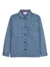Hugo Boss Denim Shirt In Blue