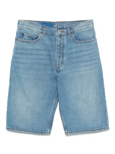 Hugo Boss Denim Shorts In Blue