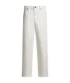 Hugo Boss Modern-fit Jeans In White Rigid Denim