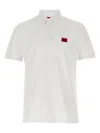 Hugo Boss Hugo Polo Shirt With Logo Patch In White