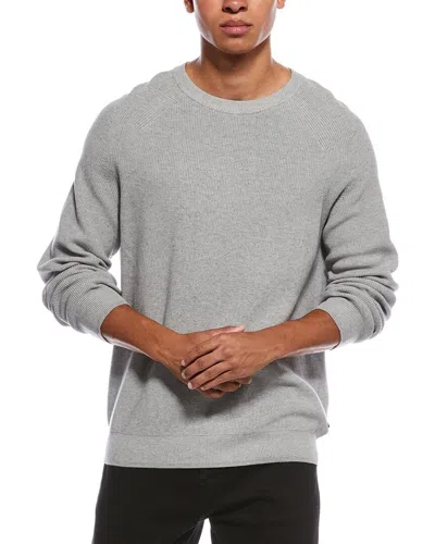 Hugo Boss Derlino Wool-blend Crewneck Sweater In Gray