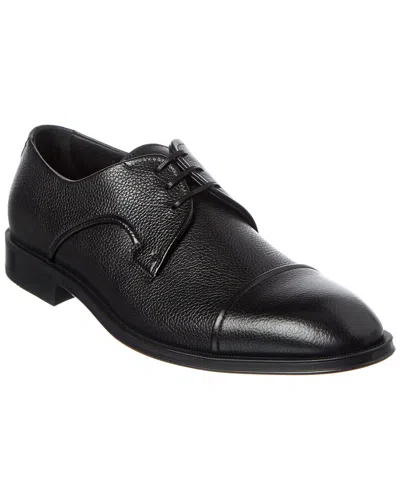 Hugo Boss Derrek Leather Derby In Black
