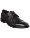 Hugo Boss Derrek Leather Derby In Black