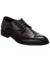 Hugo Boss Italian-made Double-strap Monk Shoes In Grained Leather In Black