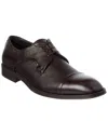 Hugo Boss Derrek Leather Derby In Brown