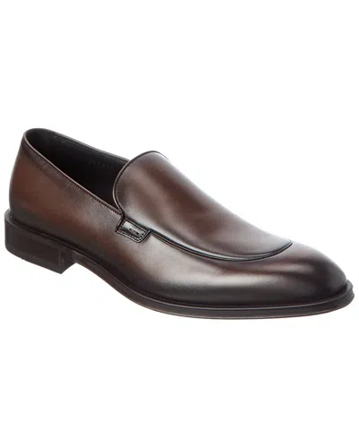Hugo Boss Derrek Loafer Medium Brown. Made in Italy. Original box+travel sleeves BOSS DERREK - Smart slip-ons - medium brown/brown - Zalando  main image 3