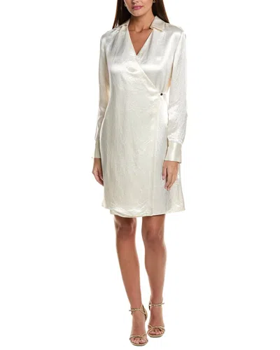 Hugo Boss Deshiny Wrap Dress In White