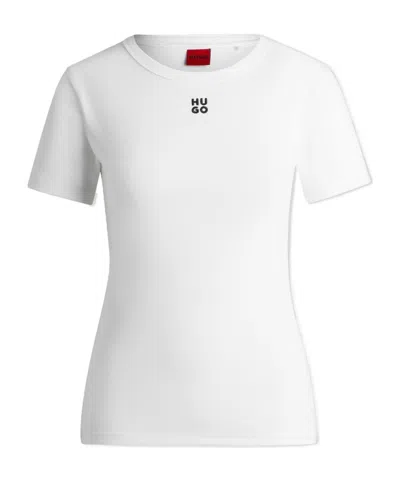 Hugo Boss Designed Purecotton Tshirt In White