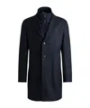 Hugo Boss Boss  Coats In Black