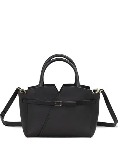 Hugo Boss Detachable-strap Leather Tote Bag In Black