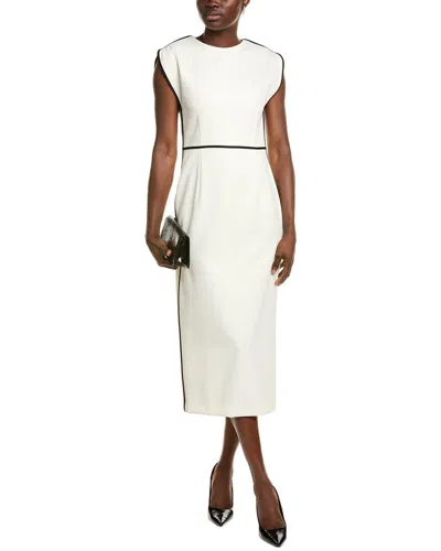 HUGO BOSS DETIRA WOOL-BLEND MIDI DRESS