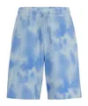 Hugo Boss Detra Cotton Shorts In Blue