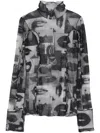 Hugo Boss Deuphoria Mesh T-shirt In Black