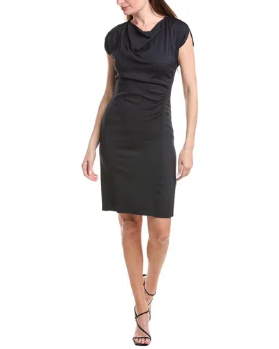 Hugo Boss Devania Midi Dress In Blue