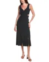 Hugo Boss Dibea Midi Dress In Black